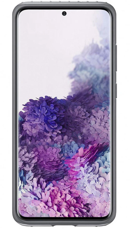 Samsung Galaxy S20+ Plus Protective Standing Cover Military-Grade – Silver