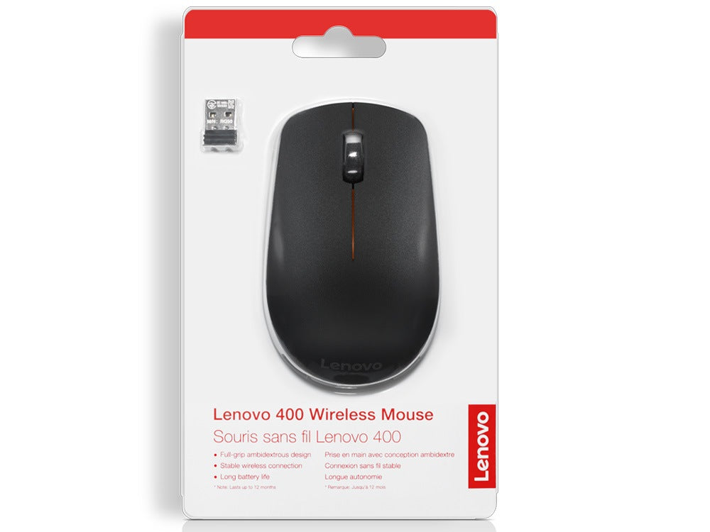 Lenovo 400 2.4GHz Wireless Optical Mouse | Brand New | GY50R91293
