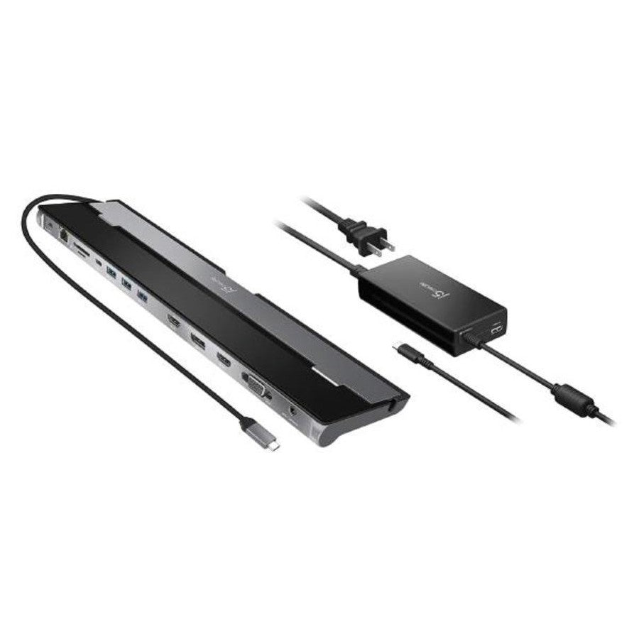 J5create USB-C Triple Display Docking Station JCD543 | 100W Power Delivery