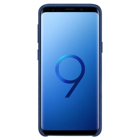 Original Samsung Alcantara Cover for Galaxy S9 – Premium Material – Blue