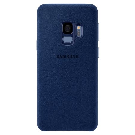 Original Samsung Alcantara Cover for Galaxy S9 – Premium Material – Blue