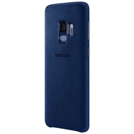 Original Samsung Alcantara Cover for Galaxy S9 – Premium Material – Blue