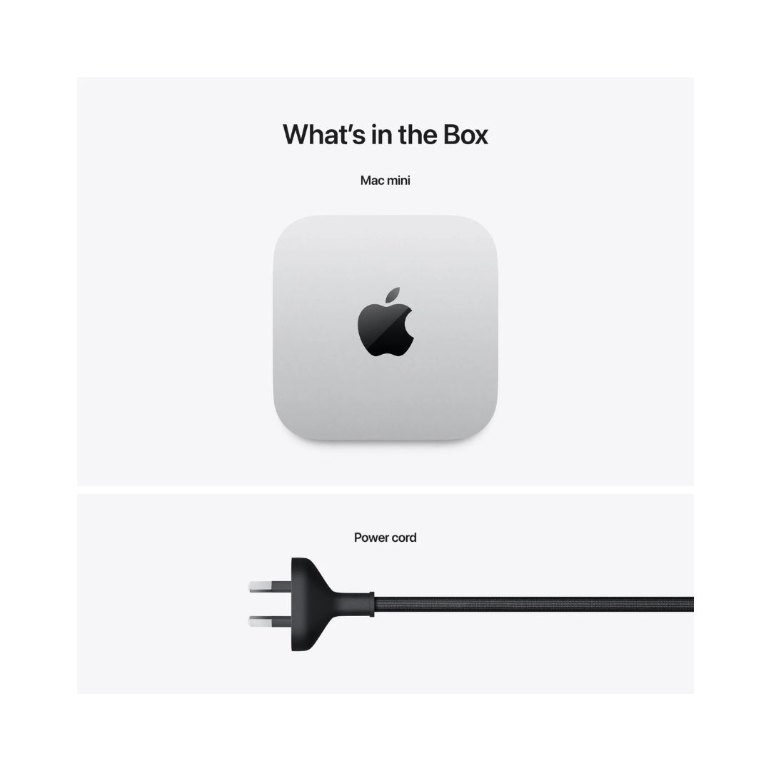 Apple Mac Mini M4 (10-CPU 10-GPU)| 16GB Ram | 256GB SSD | Silver