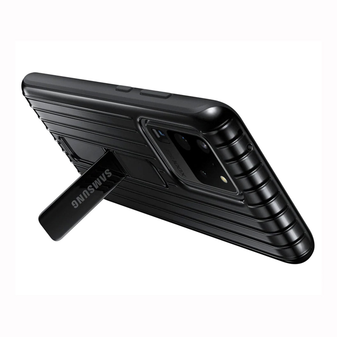 Samsung Galaxy S20 Ultra Protective Standing Cover Military-Grade – Black