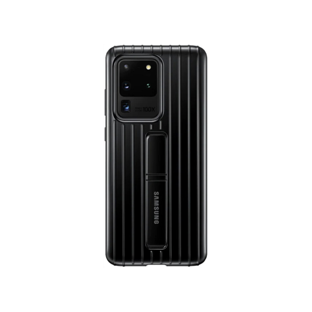 Samsung Galaxy S20 Ultra Protective Standing Cover Military-Grade – Black