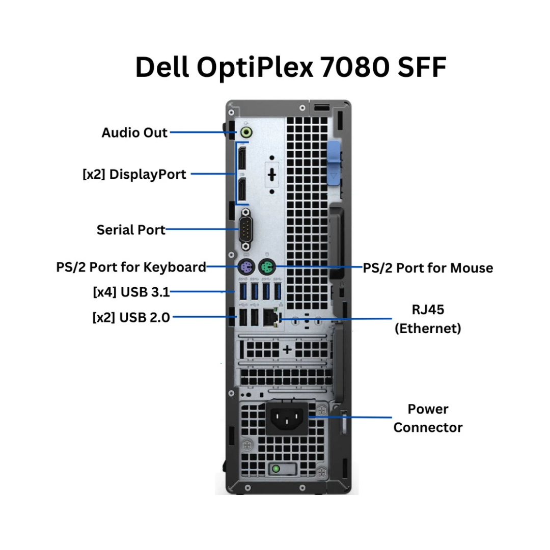 Dell OptiPlex 7080 SFF PC | Core i7-10700 | 8GB RAM | 512GB SSD | Windows 11