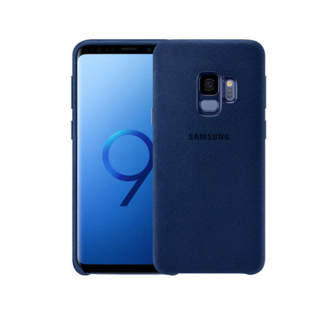 Original Samsung Alcantara Cover for Galaxy S9 – Premium Material – Blue