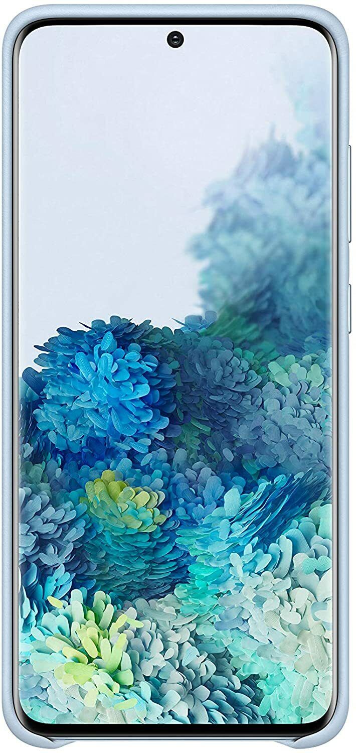 Original Samsung Galaxy S20+ 5G Silicone Cover Shockproof – Light Blue