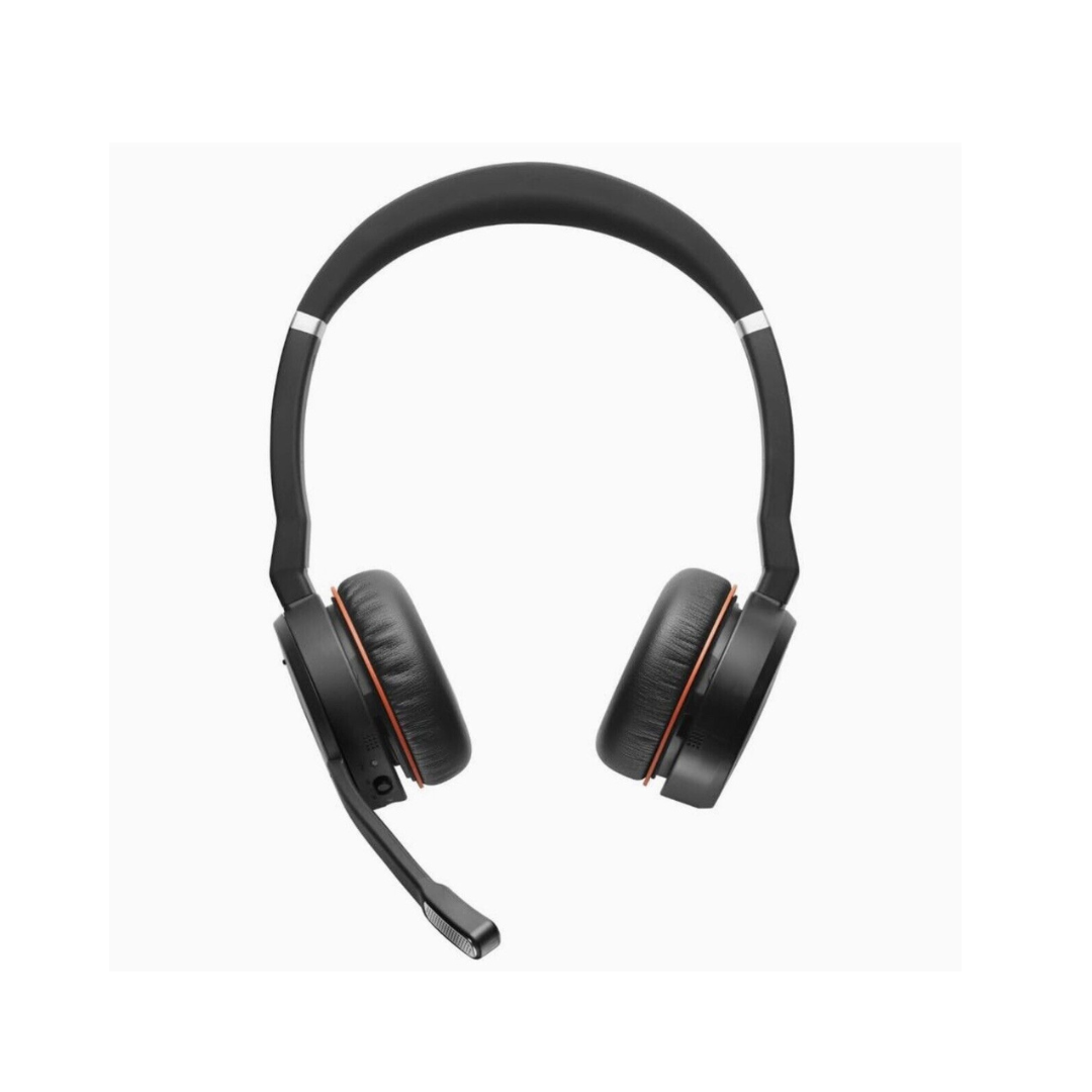 Jabra Evolve75 Wireless Headset HSC040W Bundle - USB Controller - Charging Stand