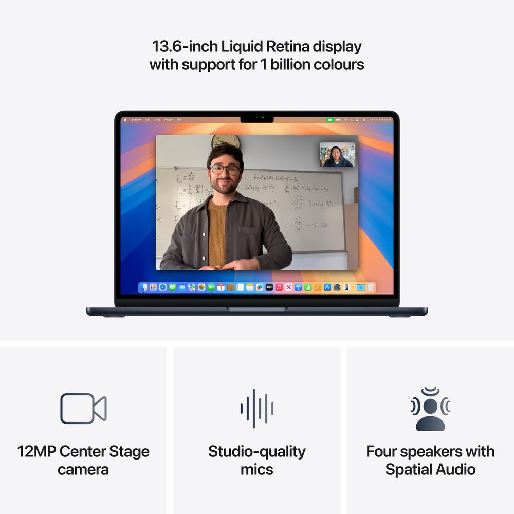 Apple MacBook Air 13" A3240 (M4 Chip, 16GB RAM, 256GB SSD) 2025 | Midnight | Brand New Sealed