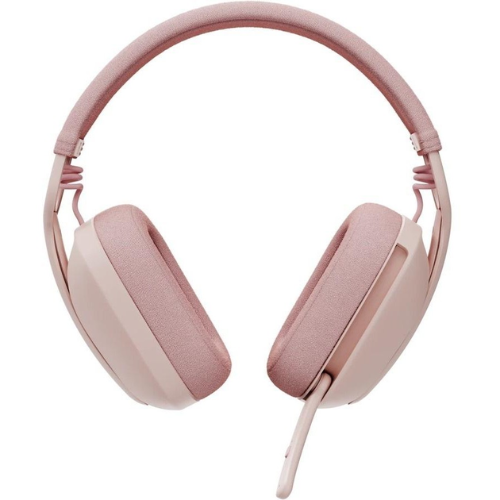 Logitech Zone Vibe 100 Wireless Headset with Microphone | Bluetooth | Lightweight | Pink