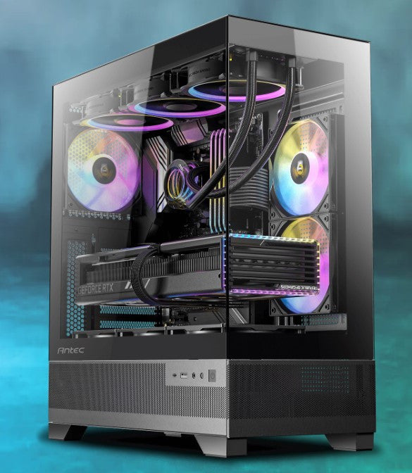 PATRIOT II ONYX PC - RTX 5080 - R7-7800X3D - 9800X3D - 9950X3D (Antec CX700 case)