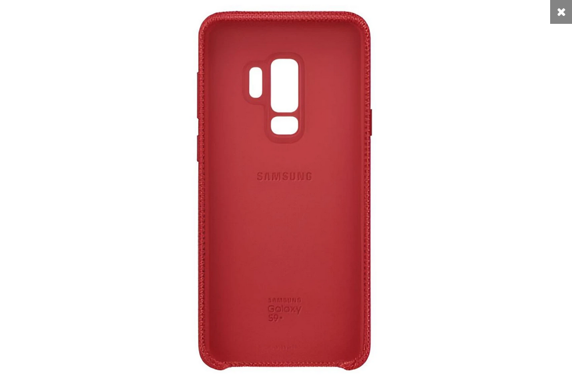 Original Samsung Galaxy S9 Hyperknit Cover Case - Red