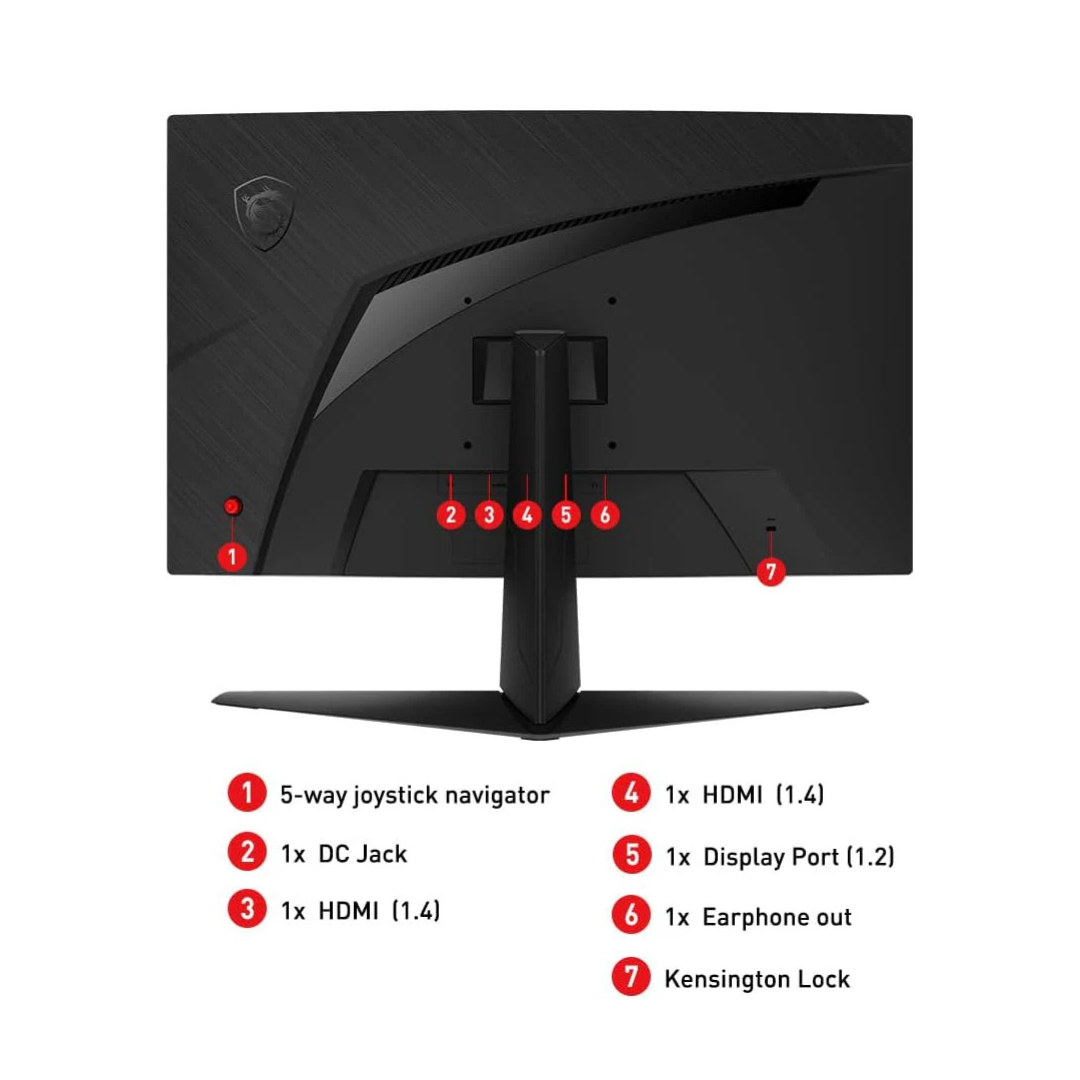 MSI MAG ARTYMIS 242C 23.6" Curved Gaming Monitor 165Hz Full HD | FreeSync Premium | 1000R