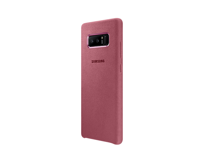Original Samsung Alcantara Cover for Galaxy Note 8 – Pink