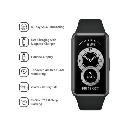 Huawei Band 6 Smart Fitness Tracker | SpO2 | Heart Rate | Sleep & Activity Monitor As New