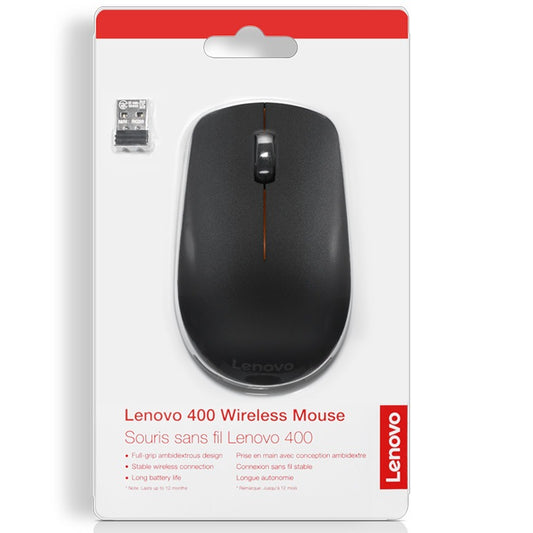 Lenovo 400 2.4GHz Wireless Optical Mouse | Brand New | GY50R91293