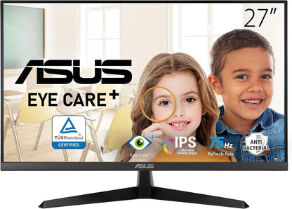 ASUS VY279HE Eye Care Monitor 27” FHD | 75Hz | IPS | 1ms | FreeSync | Eye Comfort Tech