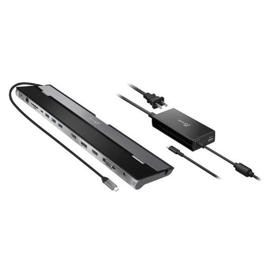 J5create USB-C Triple Display Docking Station JCD543 | 100W Power Delivery
