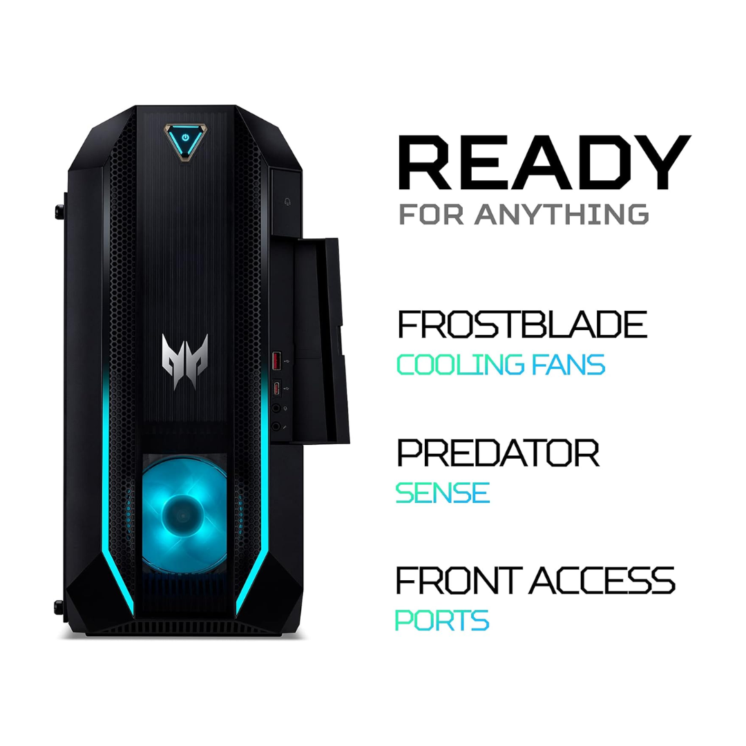 Acer Predator PO3-630 Gaming PC | GeForce RTX 3070 | Intel Core i7-11700H | 16GB RAM | 512GB SSD + 1TB HDD | Windows 11