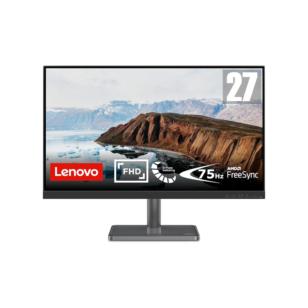 Lenovo L27I-30 27" FHD Monitor | FreeSync 75Hz | Eye Care