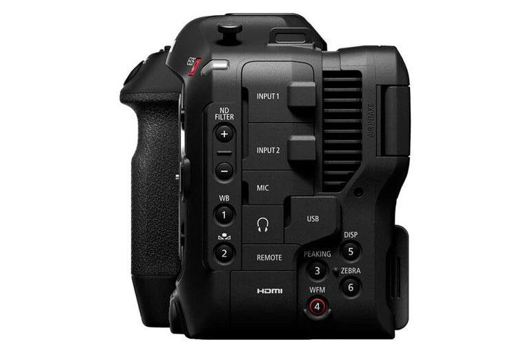 Canon EOS C70 RF-Mount 4K Cinema Camera | with Bright Tangerine Camera Cage