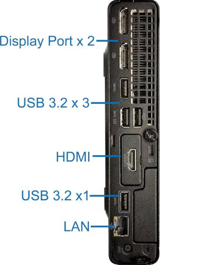 HP EliteDesk 800 G6 Mini PC | Core i5-10400T | 16GB RAM | 256GB SSD | Windows 11