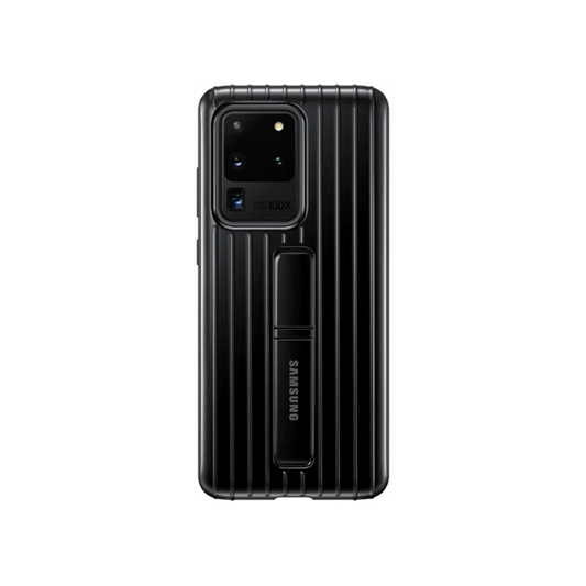 Samsung Galaxy S20 Ultra Protective Standing Cover Military-Grade – Black