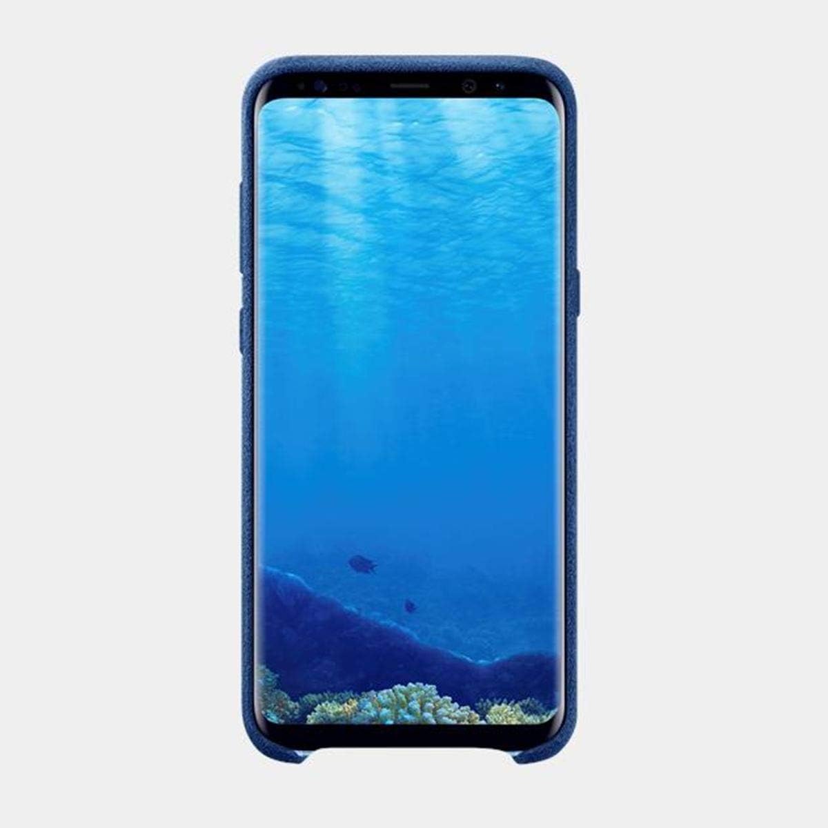 Original Samsung Alcantara Cover for Galaxy S8 Plus – Blue