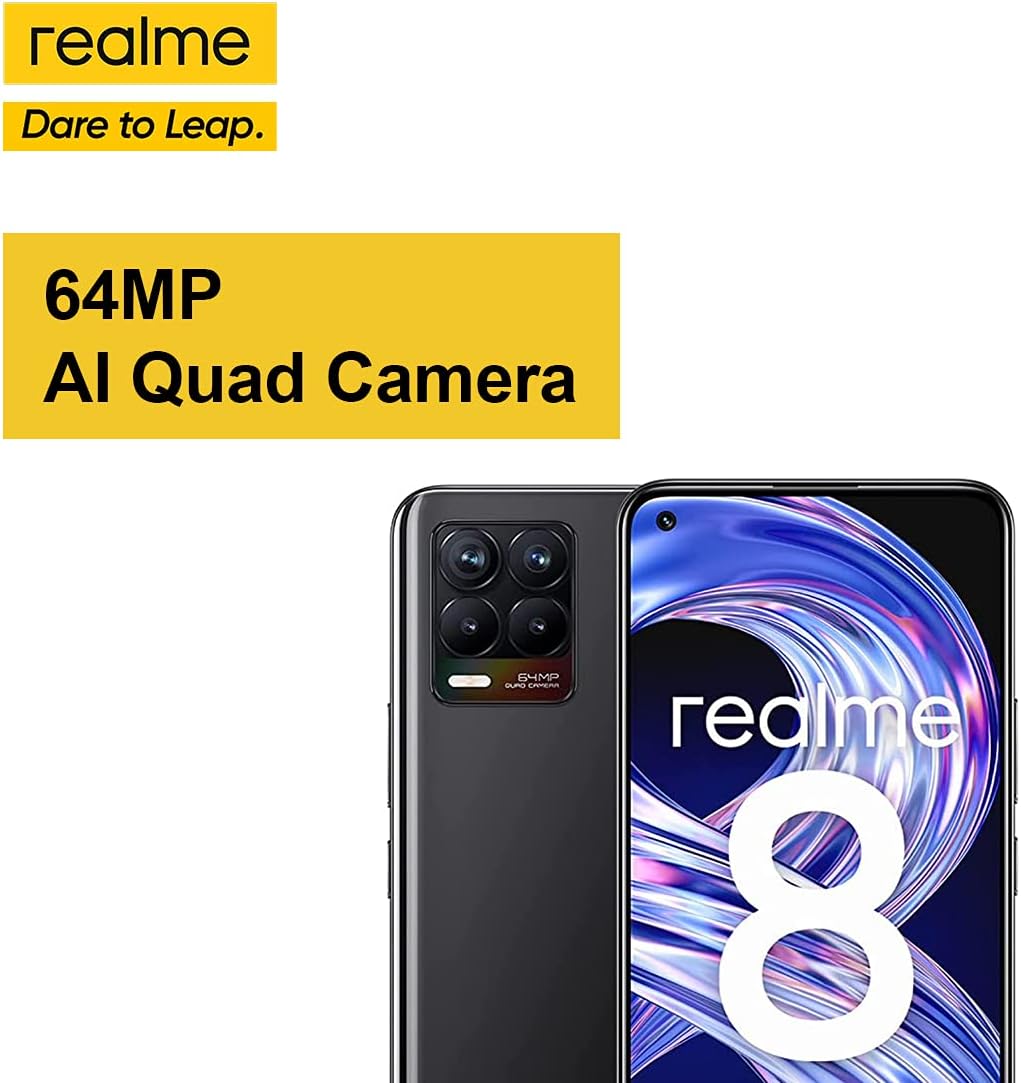 Realme 8 (Model RMX3085) | Storage 128GB | Unlocked