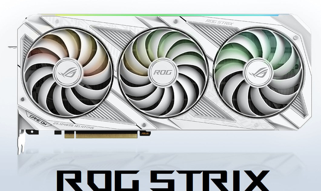 Asus NVIDIA GeForce RTX 3080 10GB GDDR6X Graphics Card White OC Edition