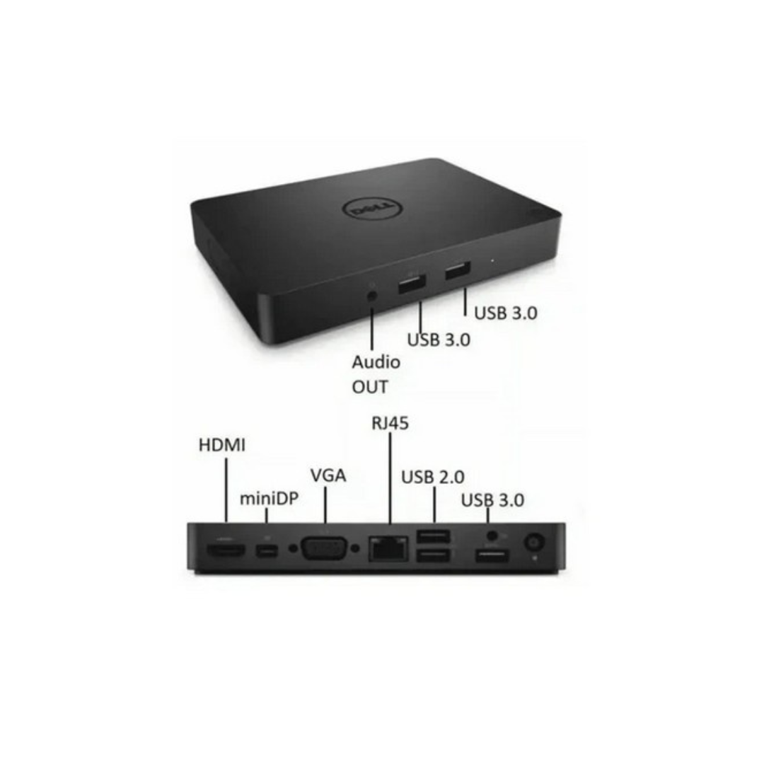 Dell Pro WD15 K17A USB-C Docking Station | 4K Support | 130W Adapter