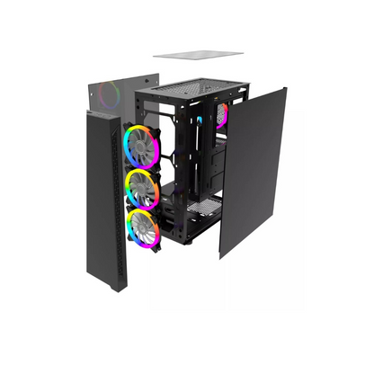 Custom Gaming PC | Ryzen 5 3600 | Radeon RX 6600 XT | 16GB RAM | 512GB SSD + 1TB HDD | Windows 11