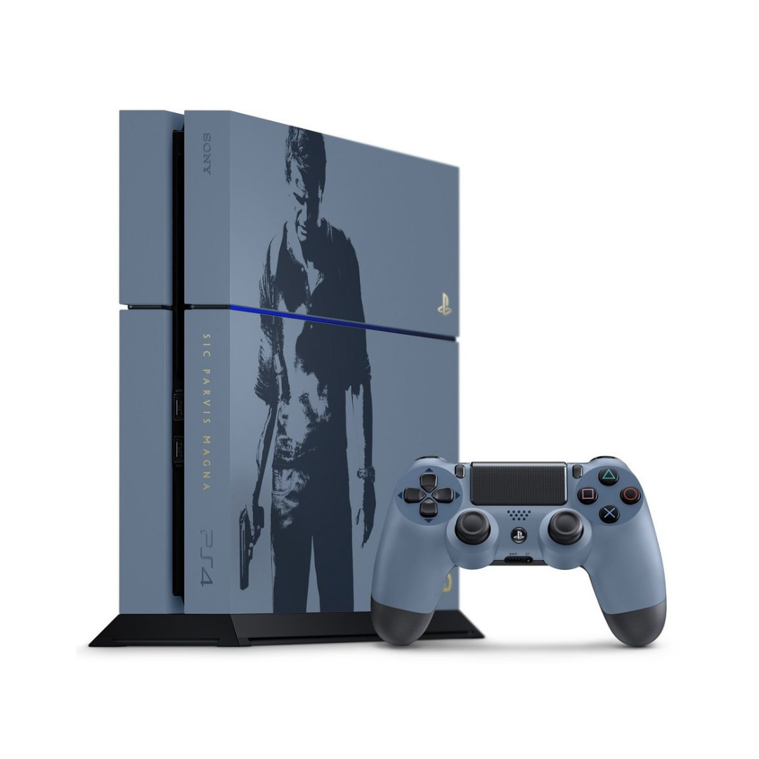PlayStation 4 (PS4) 1TB – Uncharted 4 “Sic Parvis Magna” Limited Edition Console