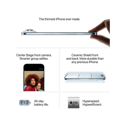 Apple iPhone Air | 256GB | Sky Blue | Unlocked