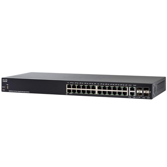 Cisco SG350-28-K9 V01 28-Port Gigabit Managed Switch