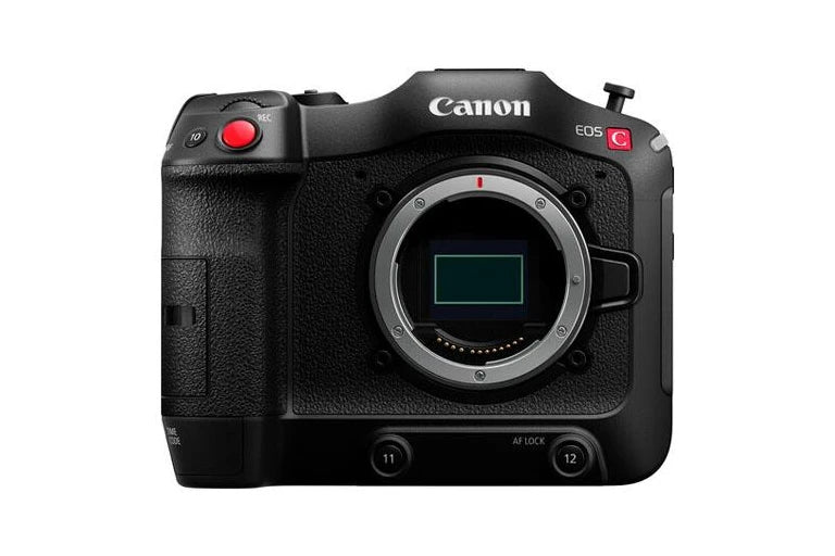 Canon EOS C70 RF-Mount 4K Cinema Camera | with Bright Tangerine Camera Cage