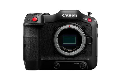 Canon EOS C70 RF-Mount 4K Cinema Camera | with Bright Tangerine Camera Cage