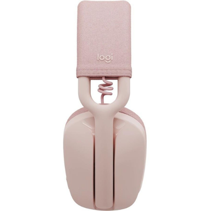 Logitech Zone Vibe 100 Wireless Headset with Microphone | Bluetooth | Lightweight | Pink