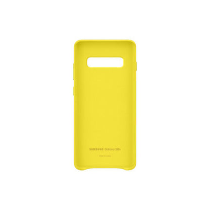 Original Samsung Galaxy S10 Plus Leather Cover Case - Yellow