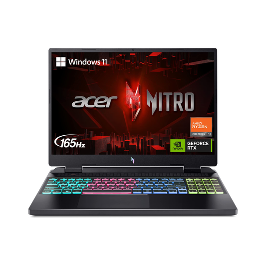 Acer Nitro 16 Gaming IPS 165Hz | RTX 4060 | Ryzen 9 8945HS | 32GB RAM | 1TB SSD | Windows 11