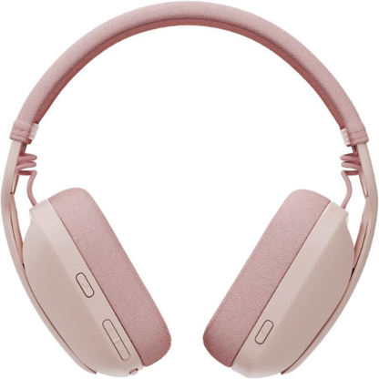 Logitech Zone Vibe 100 Wireless Headset with Microphone | Bluetooth | Lightweight | Pink