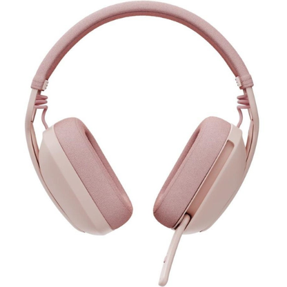 Logitech Zone Vibe 100 Wireless Headset with Microphone | Bluetooth | Lightweight | Pink