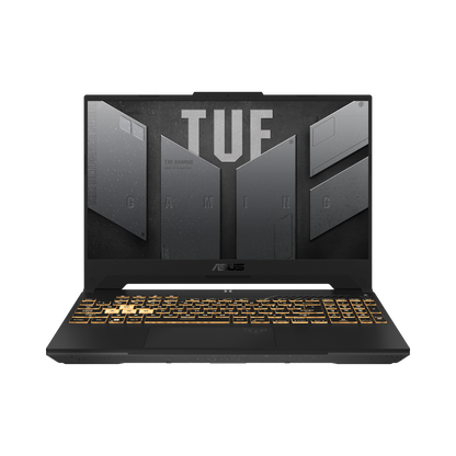 ASUS TUF Gaming F15 FX507ZM, open front view of display