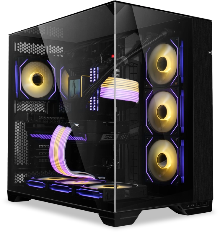 Lian Li VISION SNOW PC - RTX 5080 - Lian Li Vision case