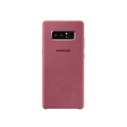 Original Samsung Alcantara Cover for Galaxy Note 8 – Pink