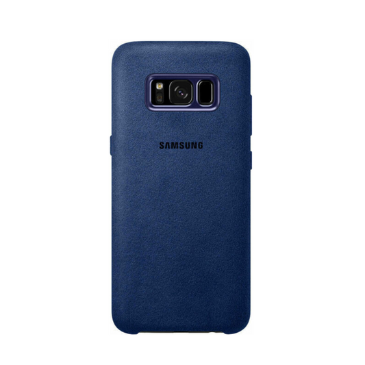 Original Samsung Alcantara Cover for Galaxy S8 Plus – Blue