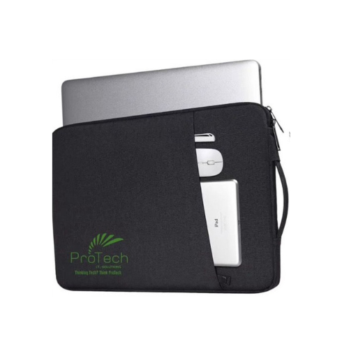 Laptop Sleeve Bag | 13" - 14" - 15" | Lightweight | Padded | Zippered | Black - Grey