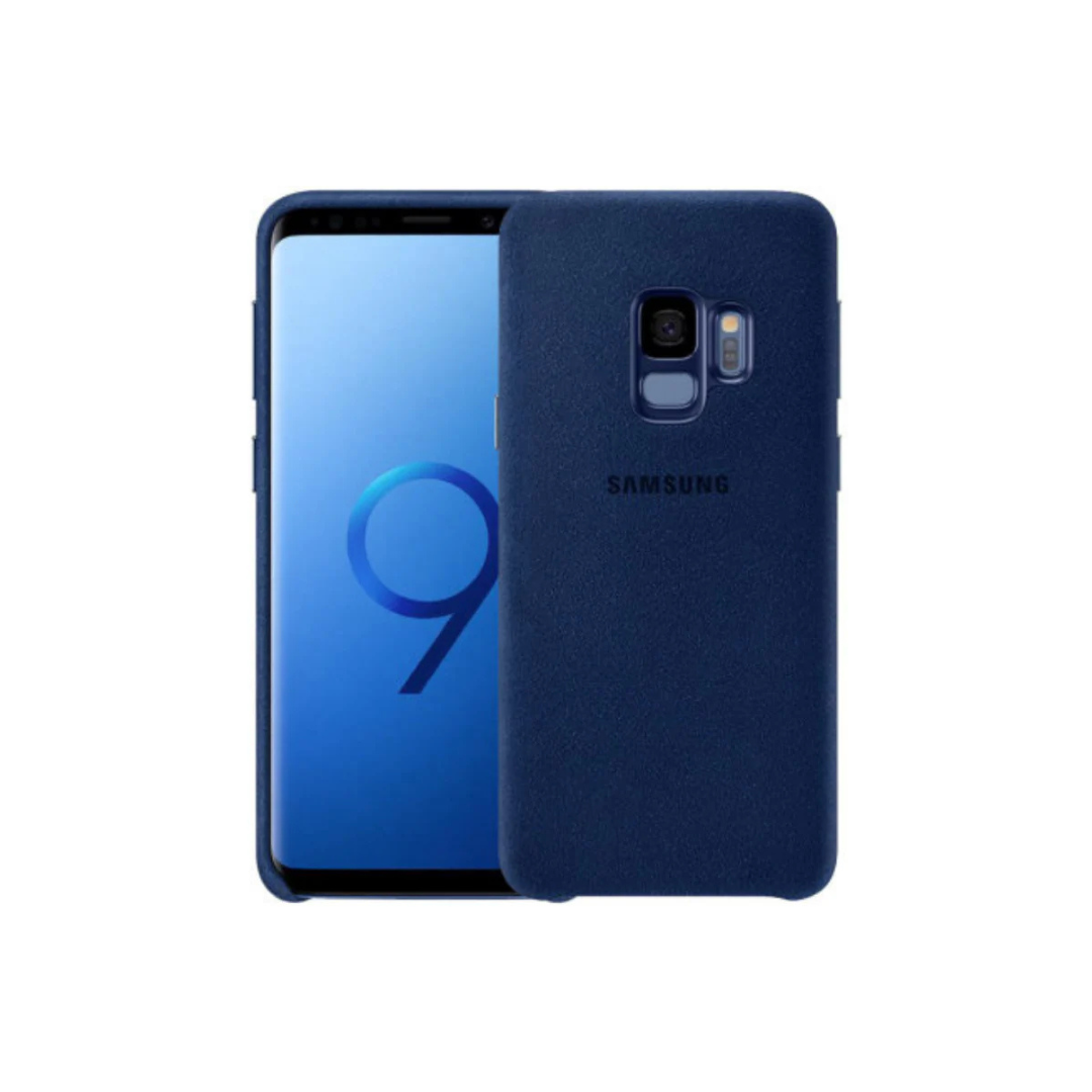 Original Samsung Alcantara Cover for Galaxy S9 – Premium Material – Blue