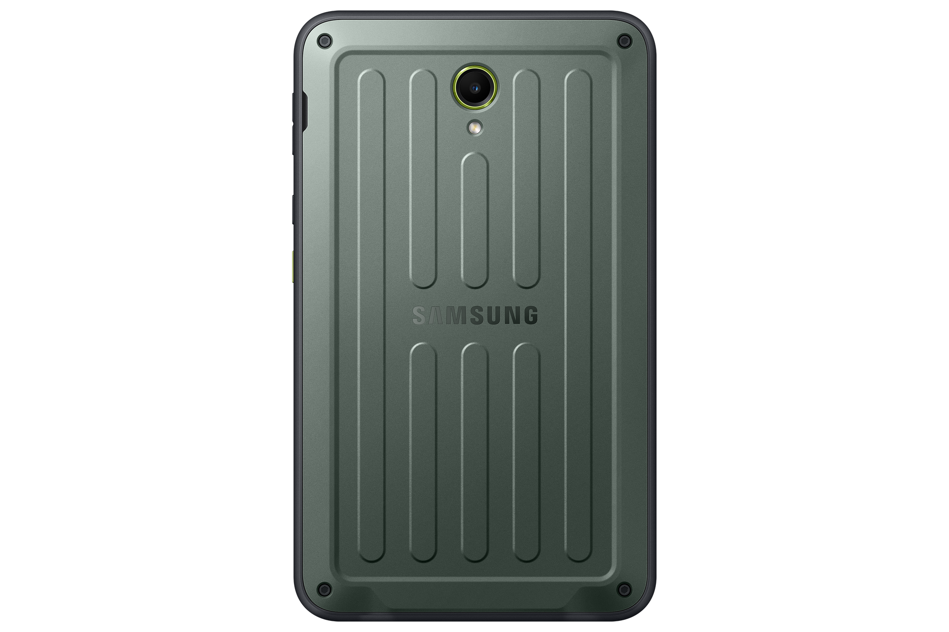 Samsung Galaxy Tab Active5 5G in Green, angled view